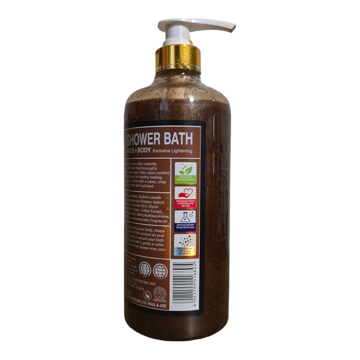 Men's Lightening Shower Gel with Oud & SPF 25 - 1000ml