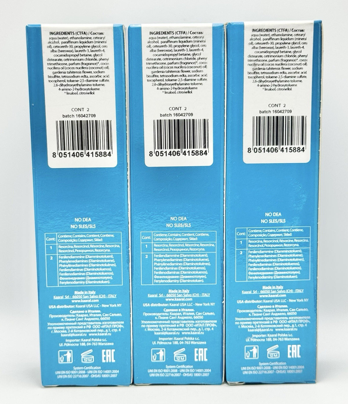 Nourishing Permanent Haircolor 7.2 Medium Violet Blonde - 3-Pack