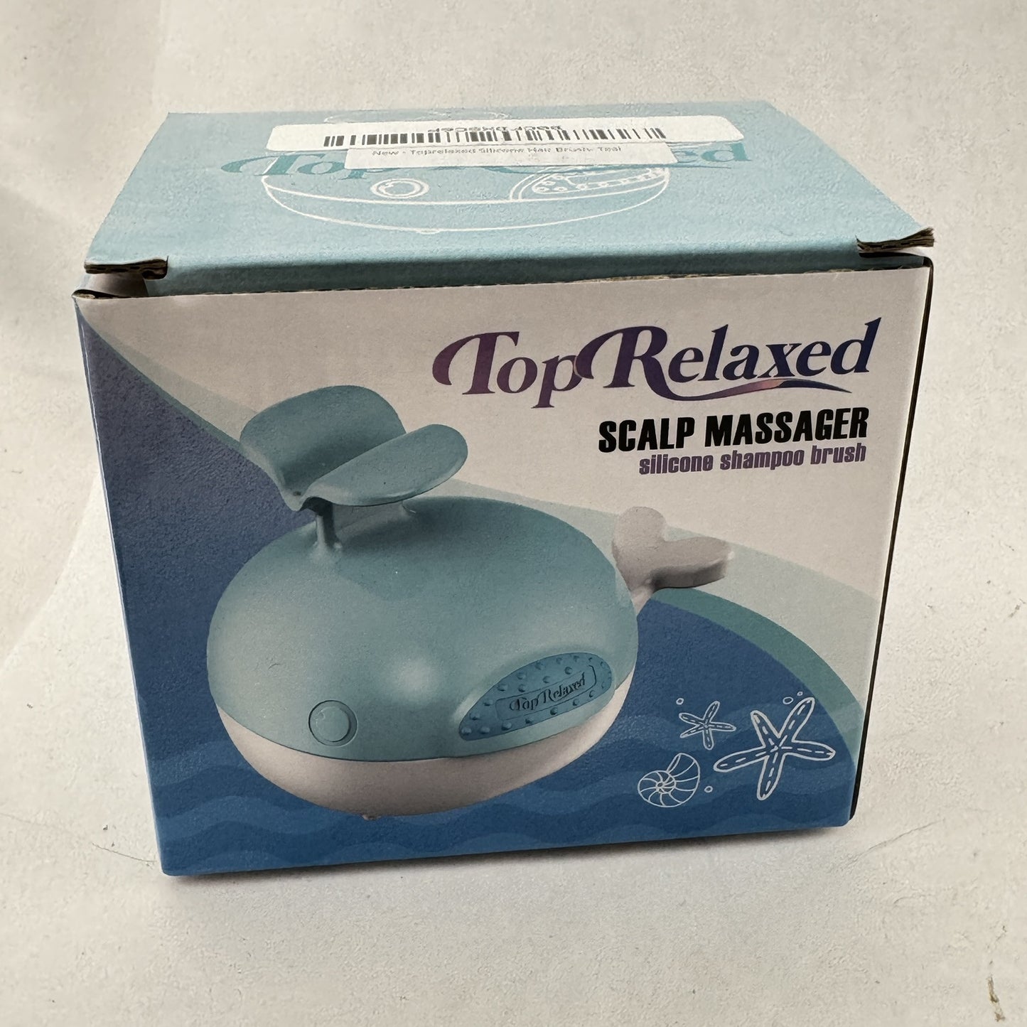 Whale-Shaped Scalp Massage Brush Silicone Shampoo Brush for Hair Growth