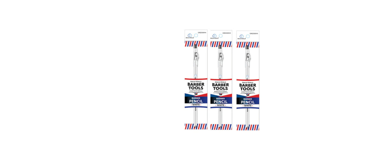Dream World Barber Tools Professional Pencil White/Natural/Black NEW