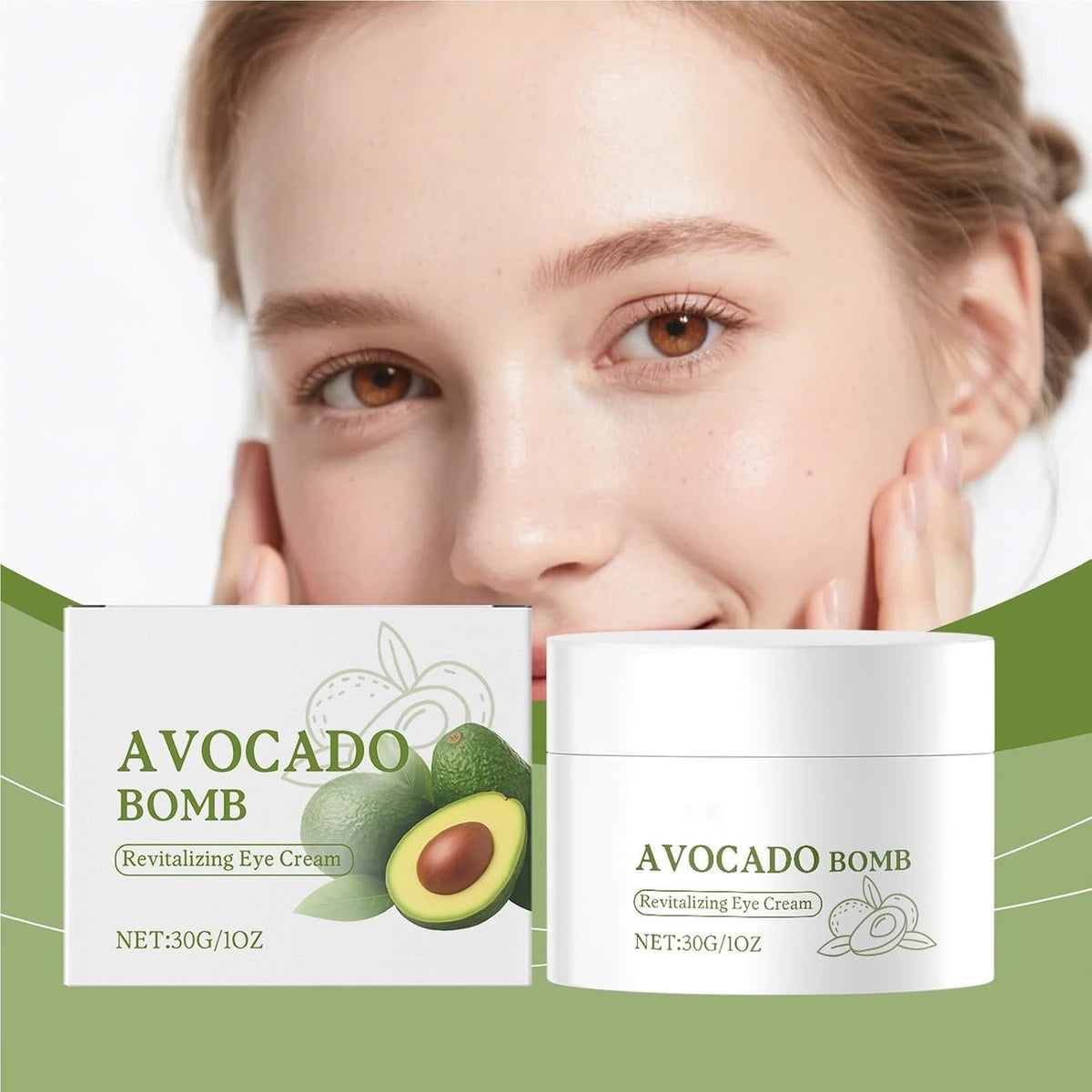 Avocado Eye Cream for Fine Lines Puffiness and Firming - 30g