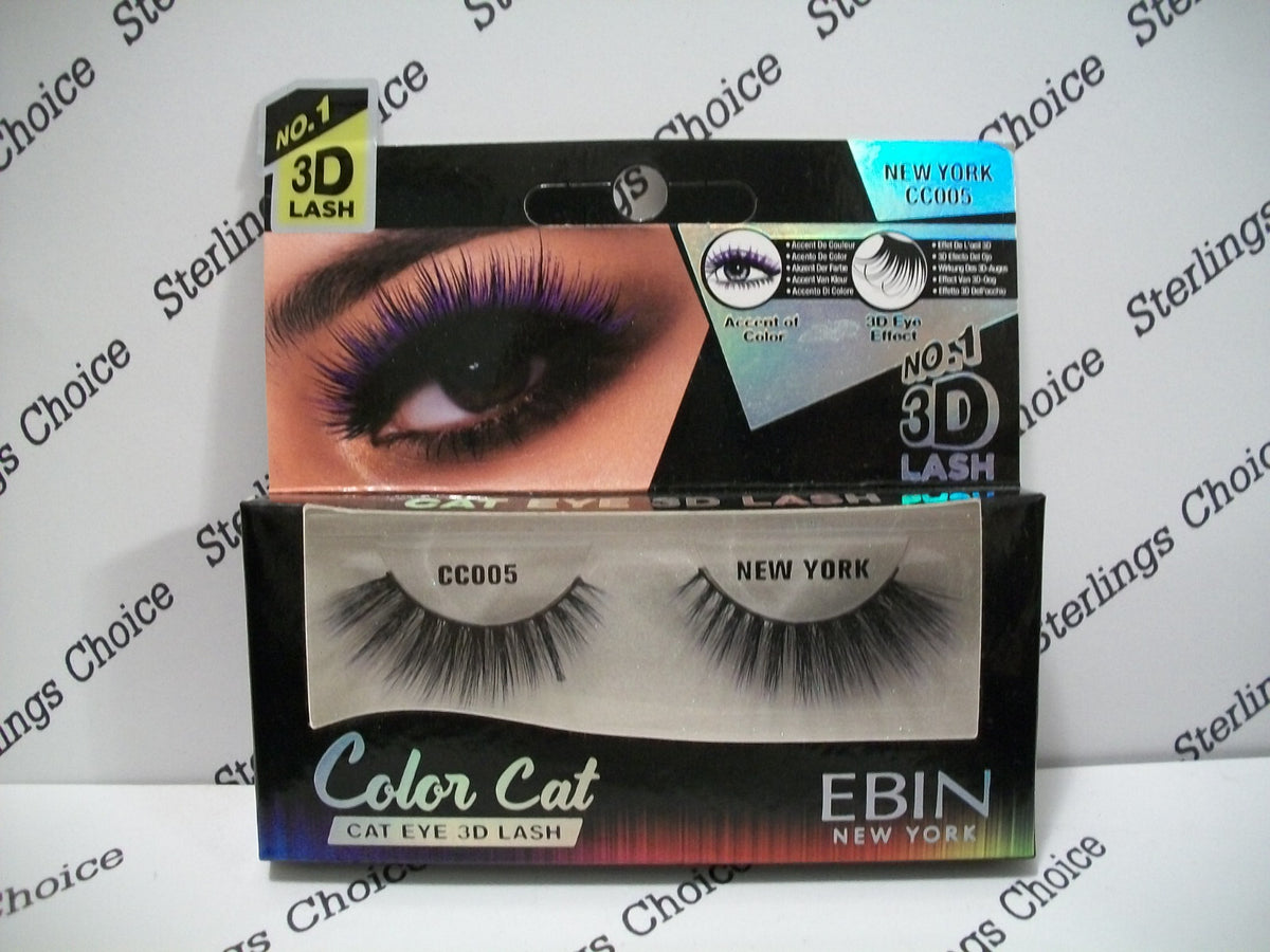Color Cat 3D Lashes - Vibrant Eye Makeup, Voluminous & Lightweight