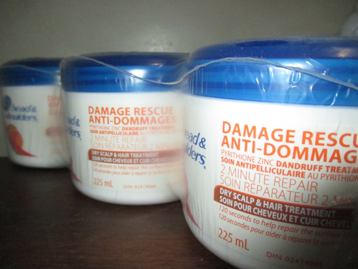 Head & Shoulders Damage Rescue 2 Minute Dry Scalp & Hair Treatment - Pack of 3
