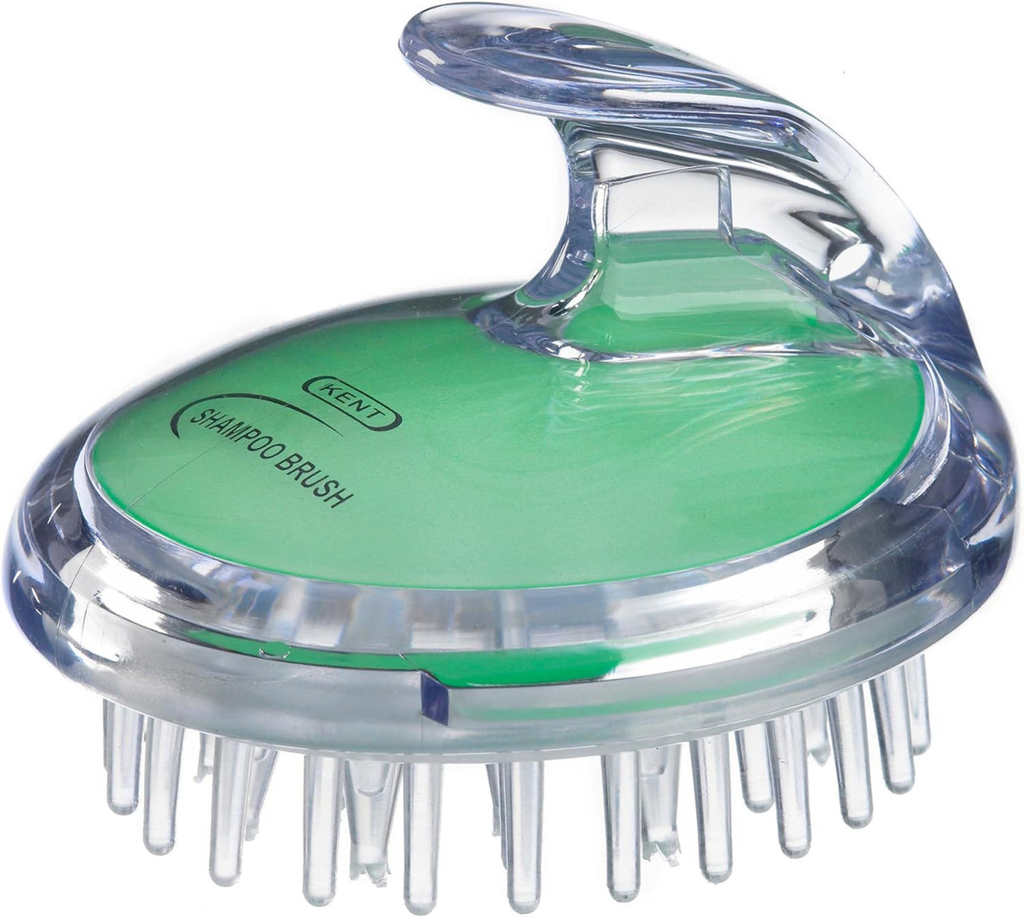 Scalp Scrubber Hair Brush with 42 Rubber Bristles for Exfoliation & Massage