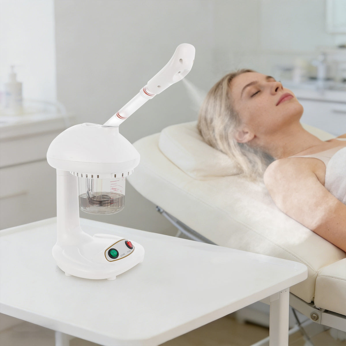 Facial Steamer with 360° Rotating Nozzle 450W Home Use Skin Hydration Device