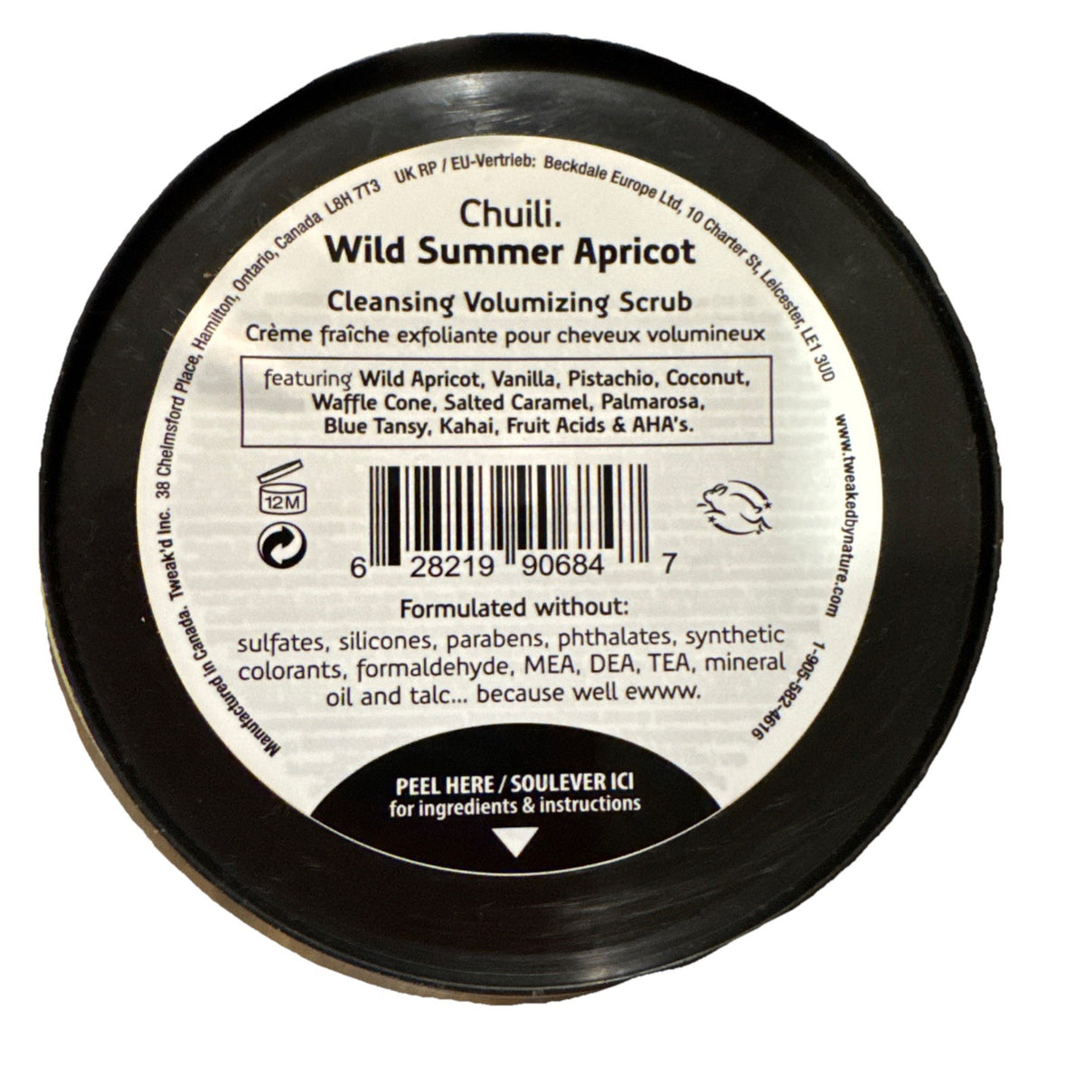 Wild Apricot Cleansing Volumizing Scrub 16 oz Tub - Natural Hair & Body Exfoliant