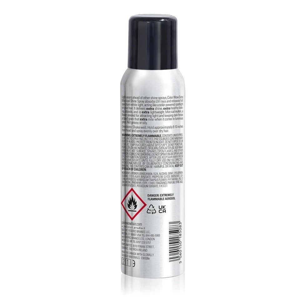 Color Wow Extra Mist-ical Shine Spray 5 oz - Hair Gloss & Radiance