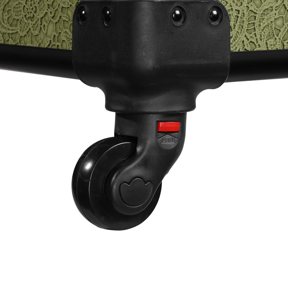 2-Inch Swivel Caster Wheels for Makeup Cases - No Locking Brake
