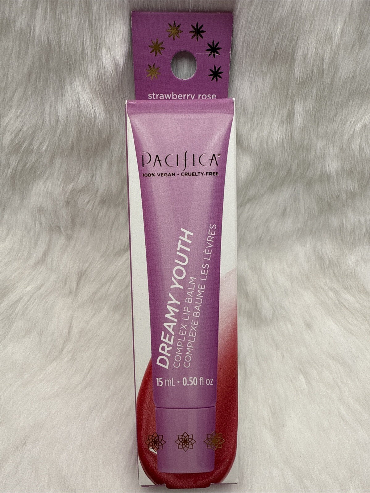 Pacifica Dreamy Youth Complex Lip Balm FRAISE ROSE 15ml - Full Size