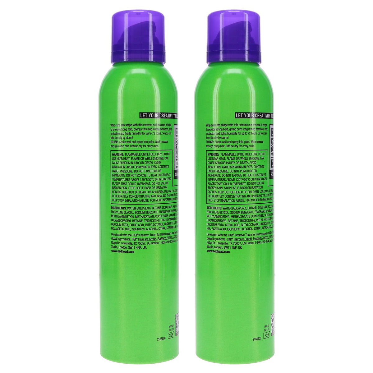 Extreme Curl Mousse for Curly Hair - 8.4 oz, 2 Pack