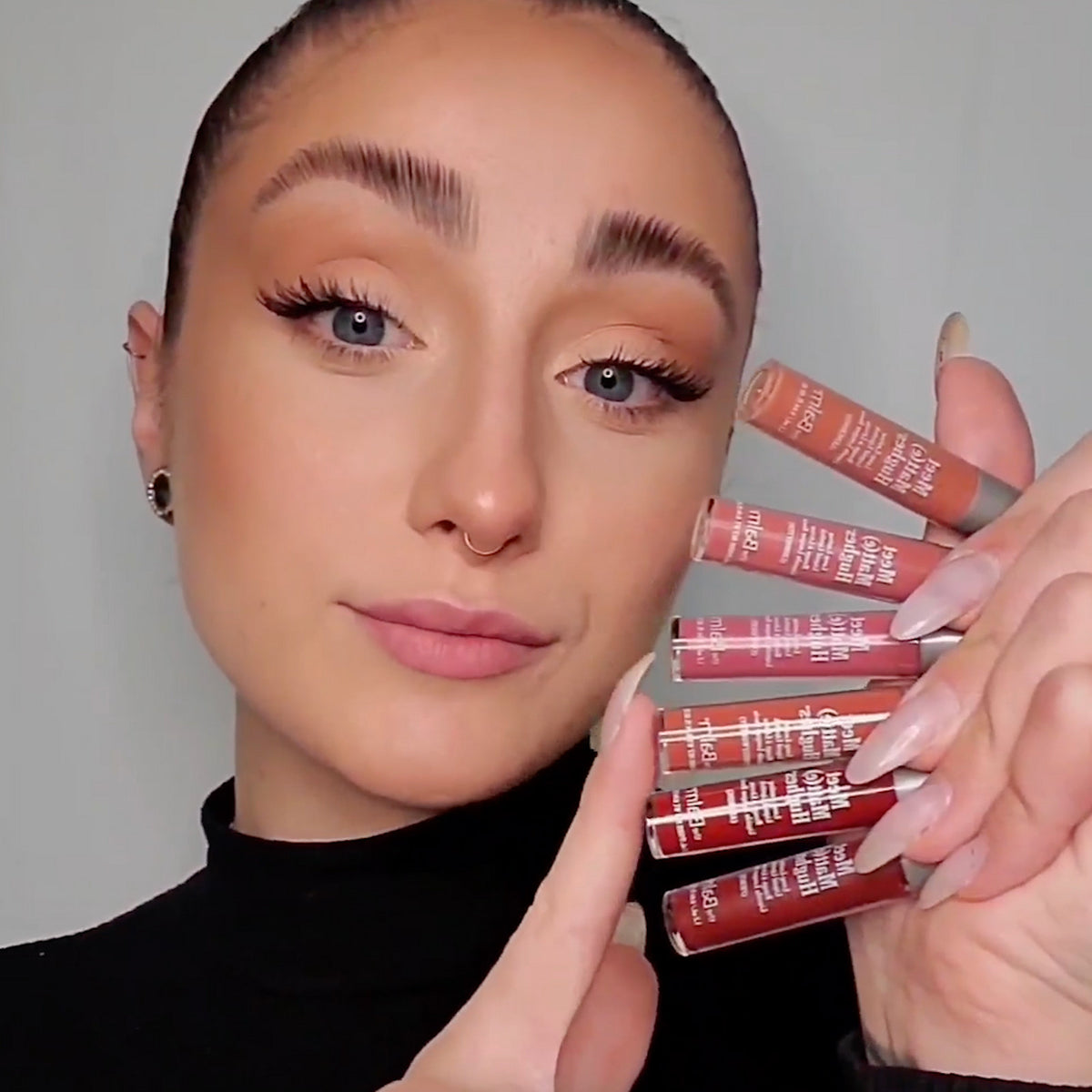 Long-Lasting Liquid Lipstick Set - Mini Matte Shades for Lips