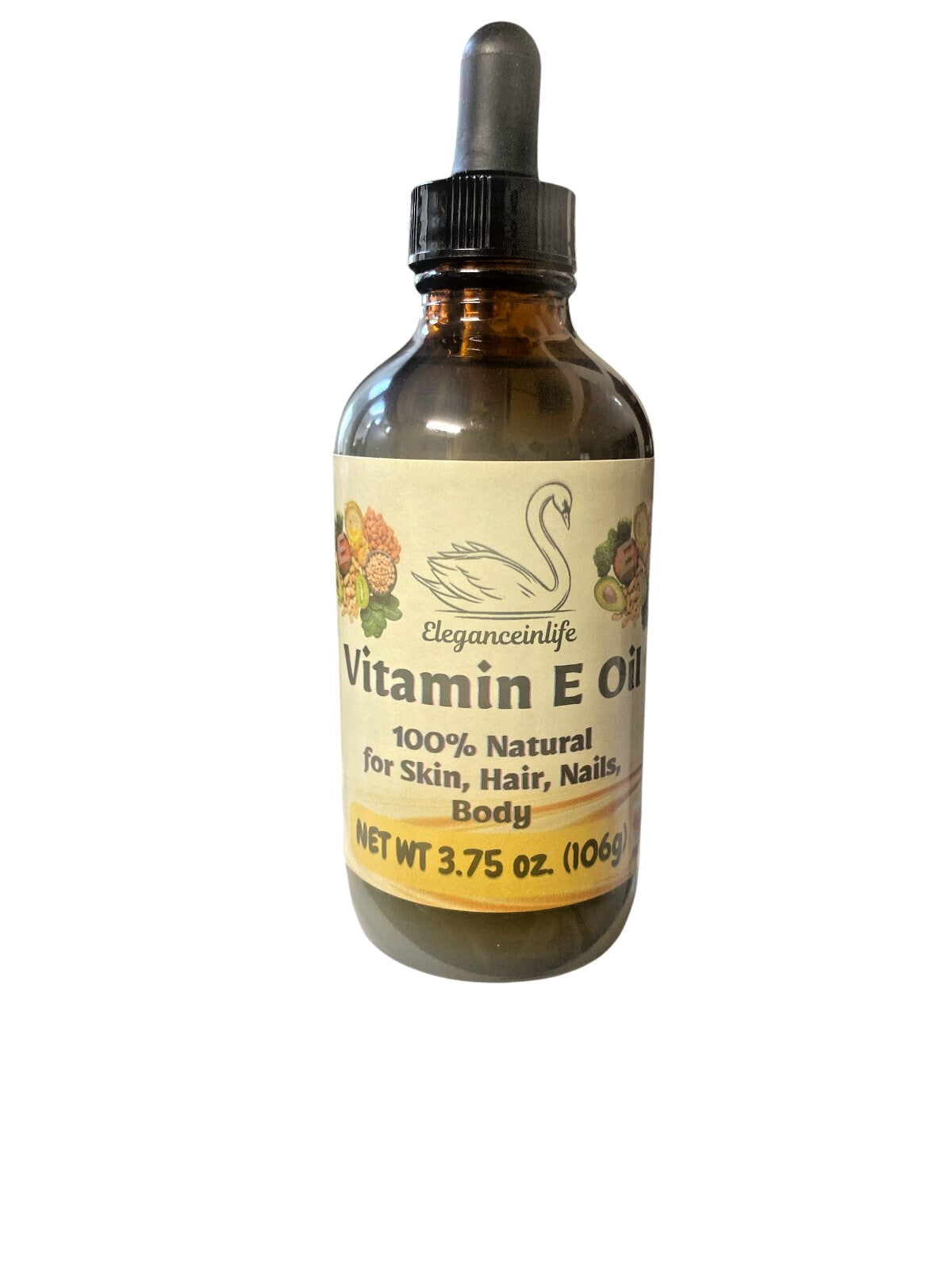 Vitamin E Oil 3.75 oz – Natural Multi-Use for Skin, Hair & Nails