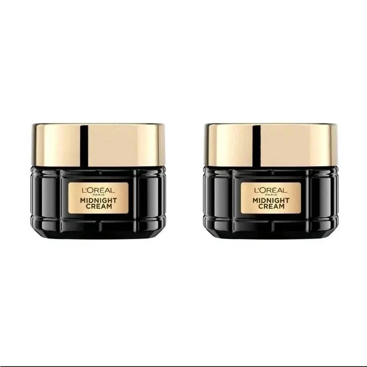 Anti-Aging Night Cream with Antioxidants & Skin Barrier Repair - Pack of 2