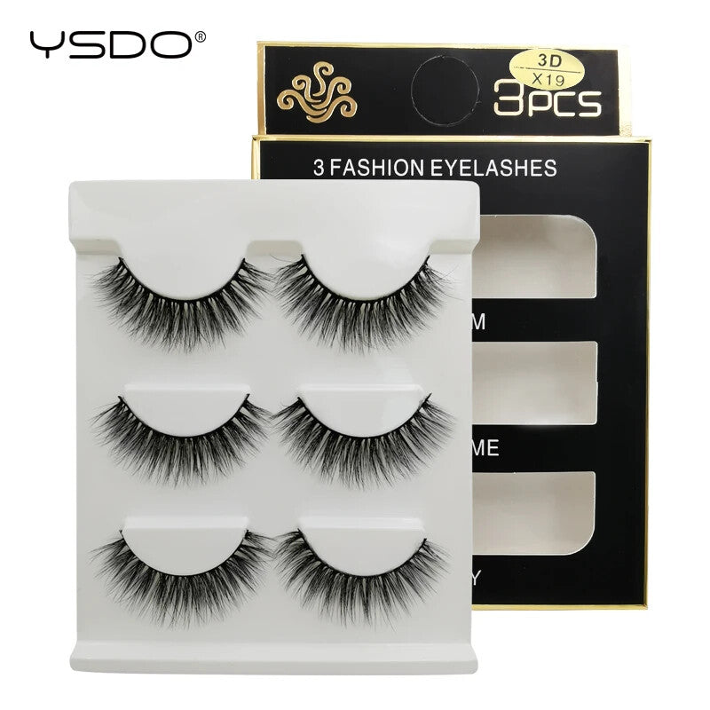 Wholesale 30 Pairs False Eyelashes Natural 3D Faux Cils Cruelty-Free Reusable
