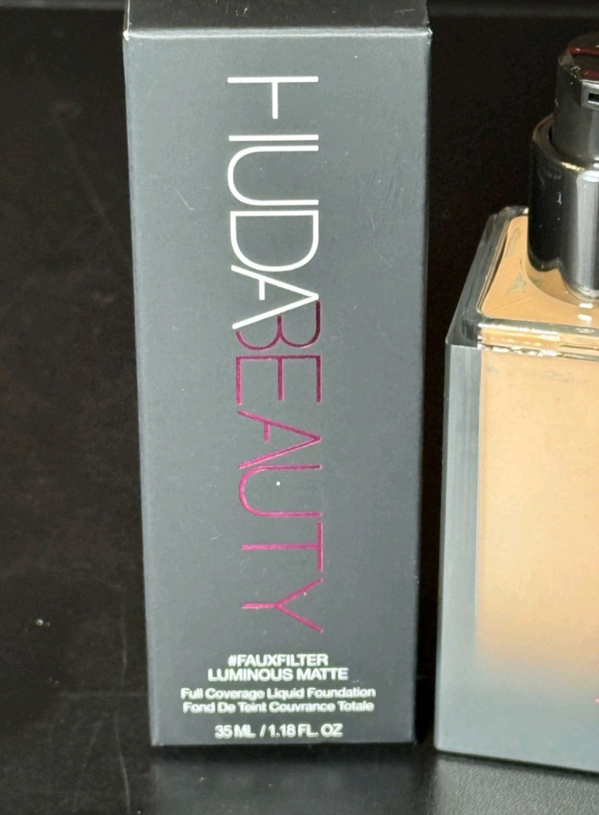 Huda Beauty FauxFilter Luminous Matte Liquid Foundation Butter Pecan 330N