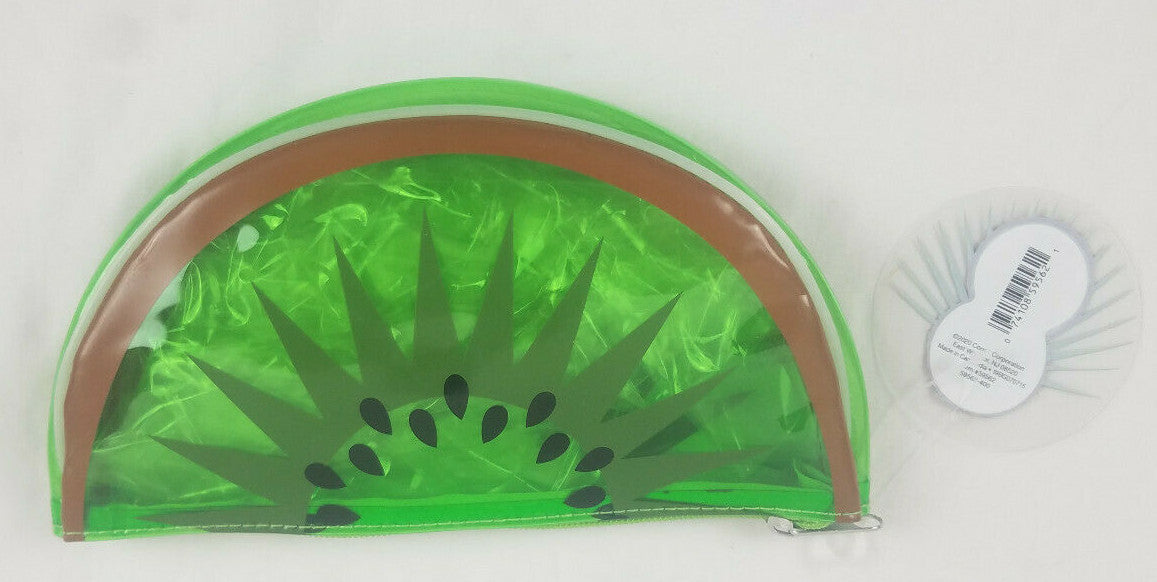 Clear Makeup Pouch Bag for Cosmetics - Summer Fruit Collection, Multiple Colors