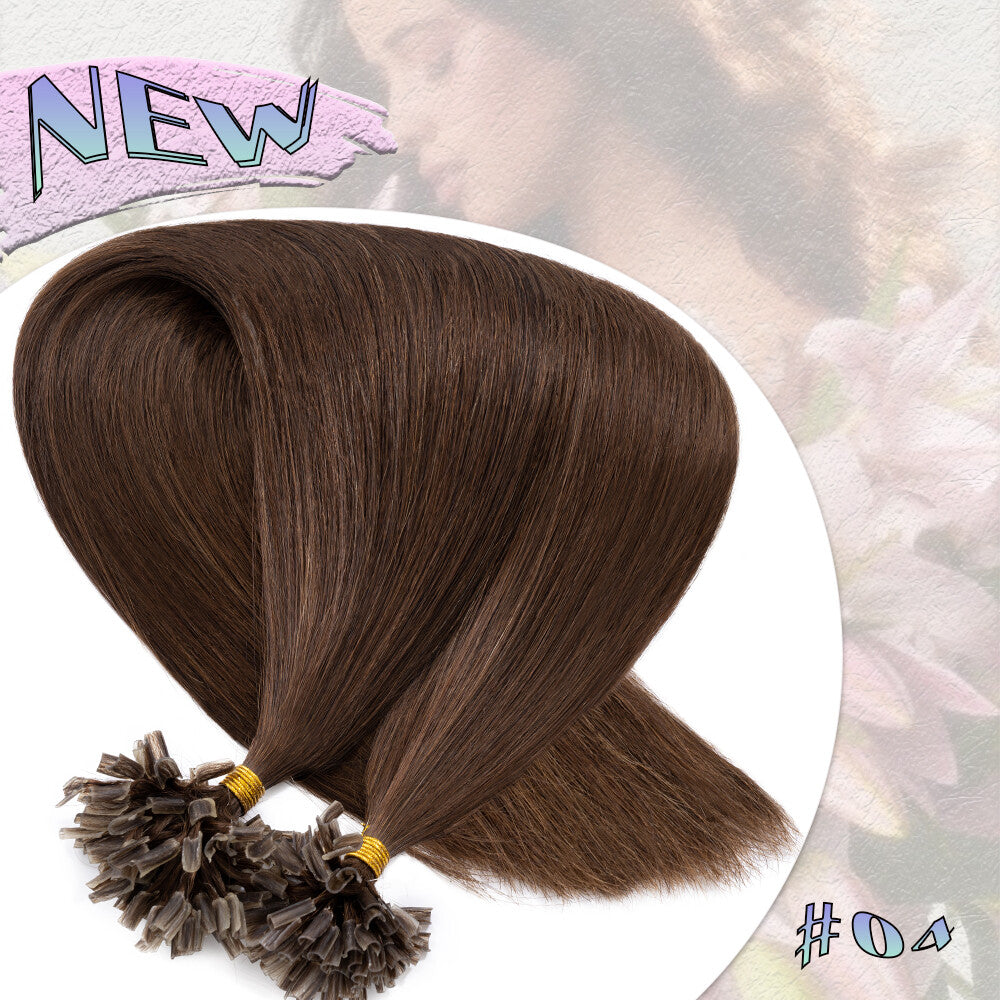 Pre Bonded Keratin Hair Extensions - Human Hair Remy U Tip Thick Strands