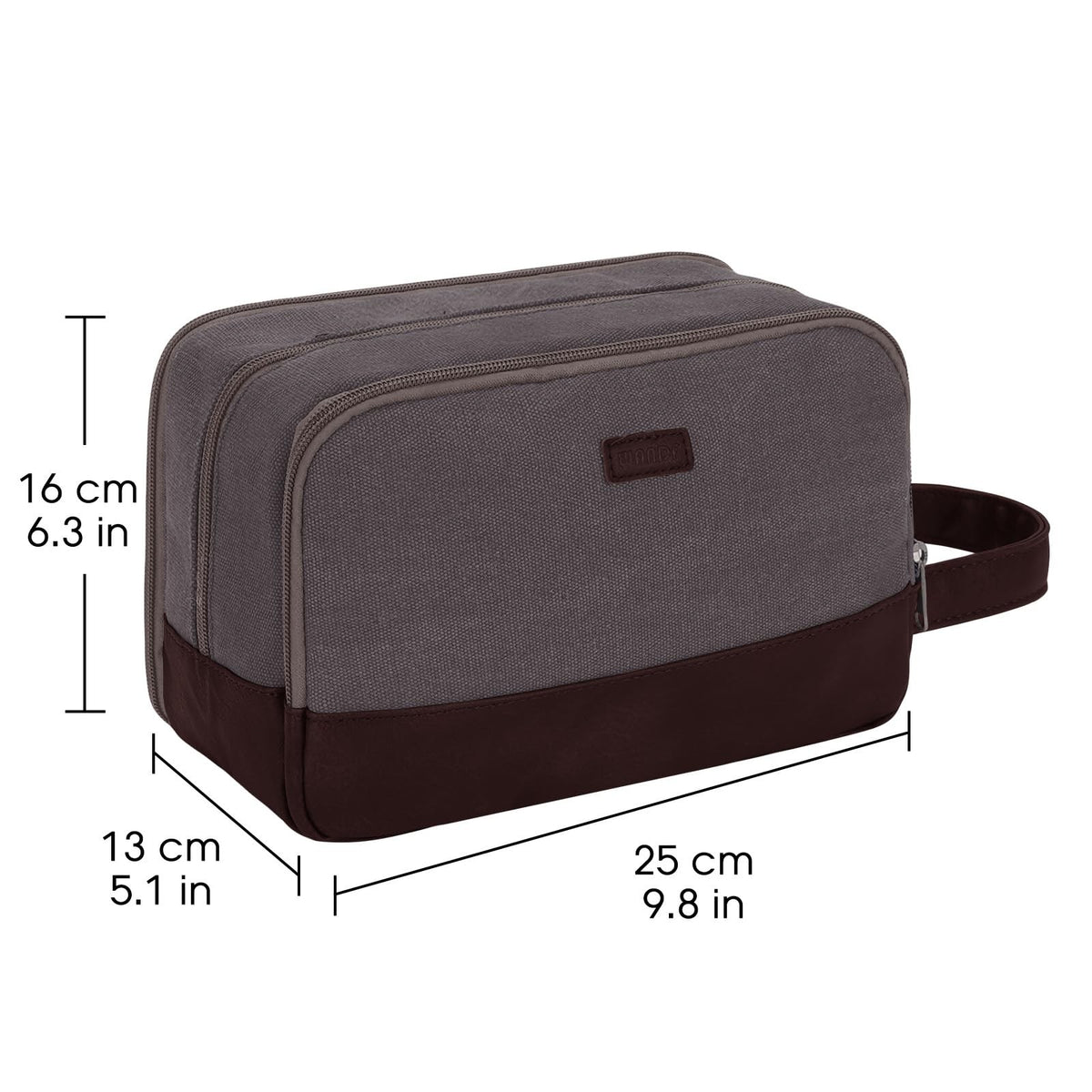 Large Travel Toiletry Bag Men Water Resistant Hanging Dopp Kit with Wet Dry Compartments