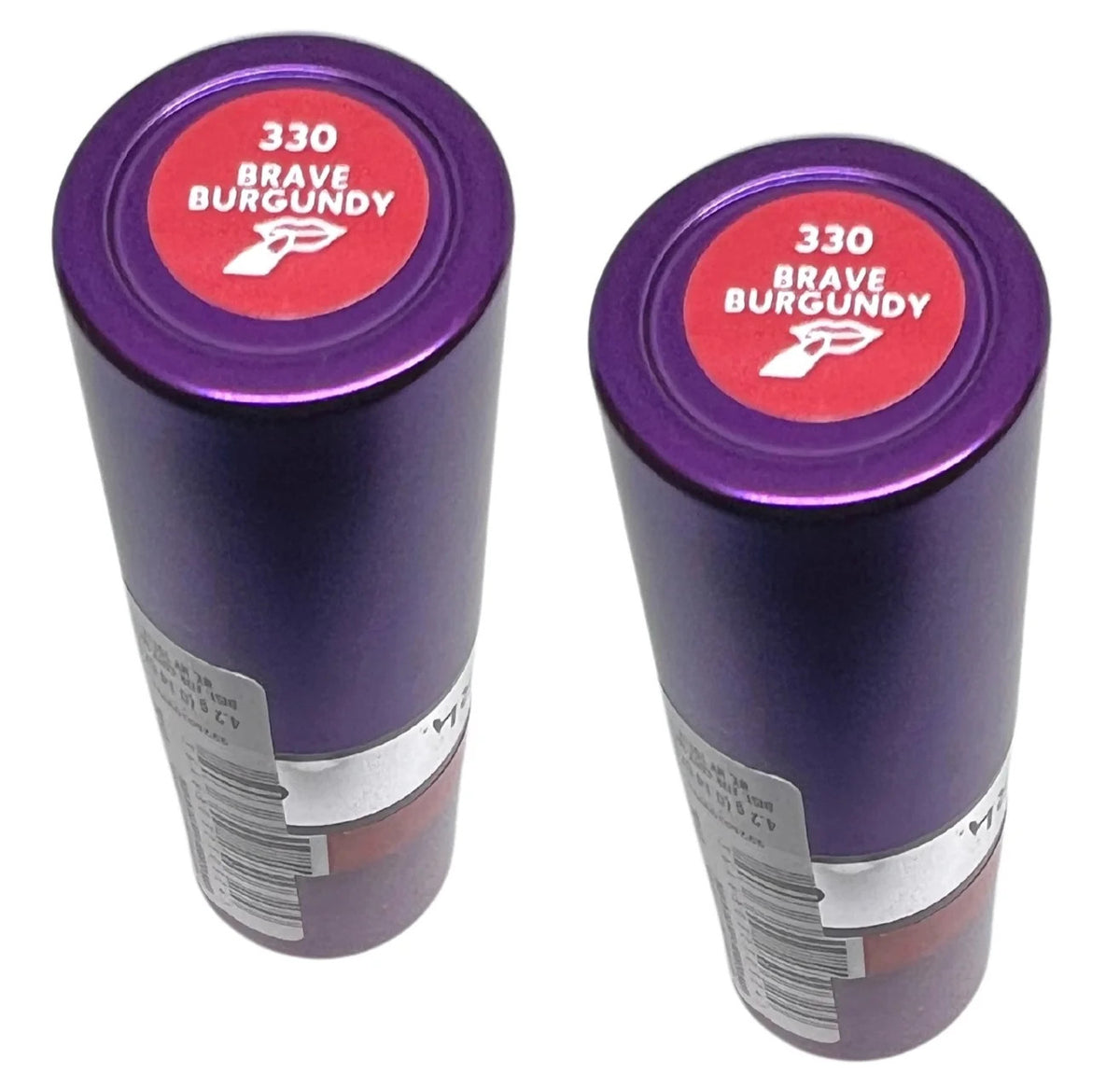 CoverGirl Simply Ageless Moisture Renew Lipstick Brave Burgundy - Pack of 2