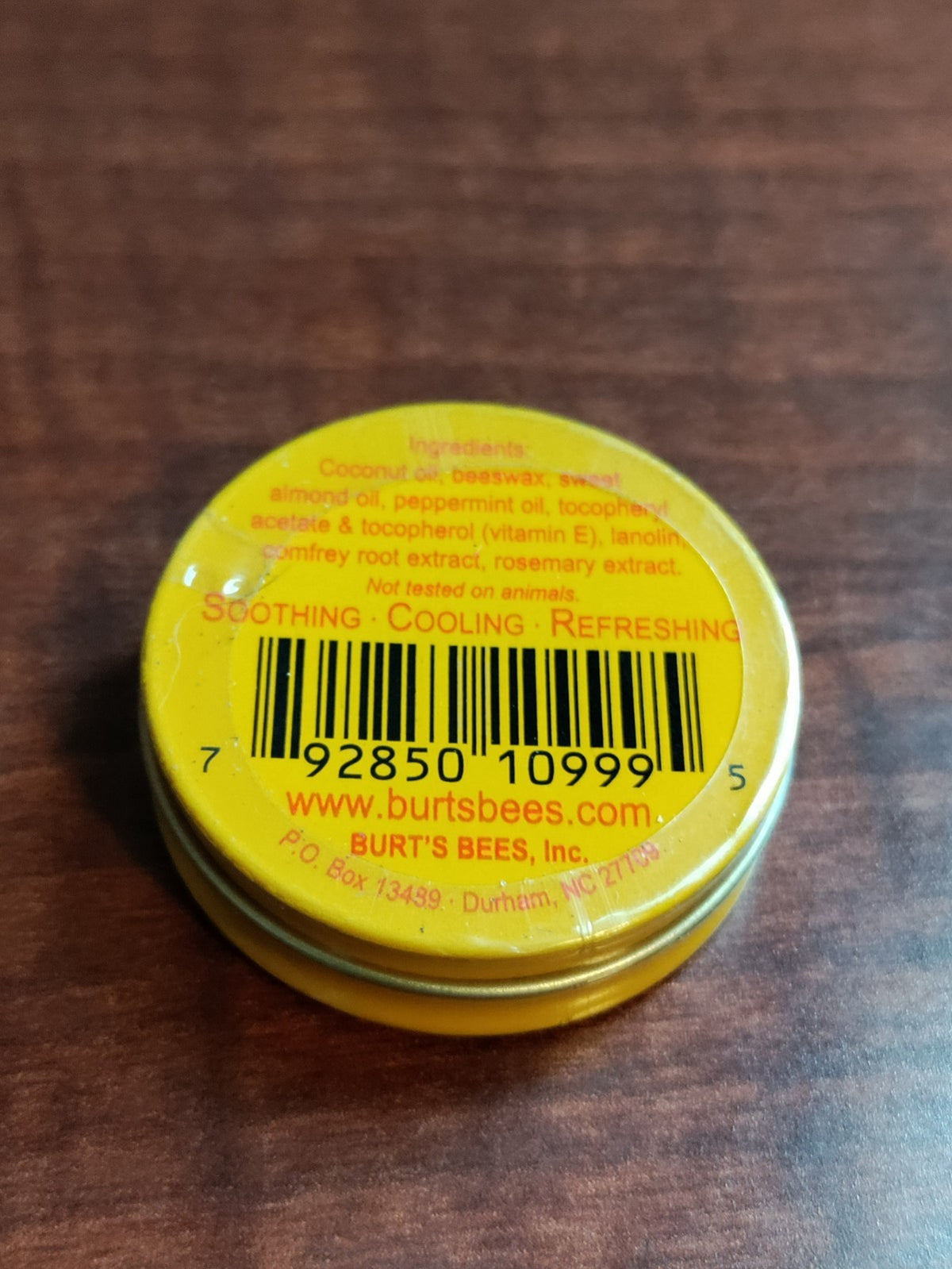 Beeswax Lip Balm in 0.3 oz Jar - Natural Hydrating Lip Care