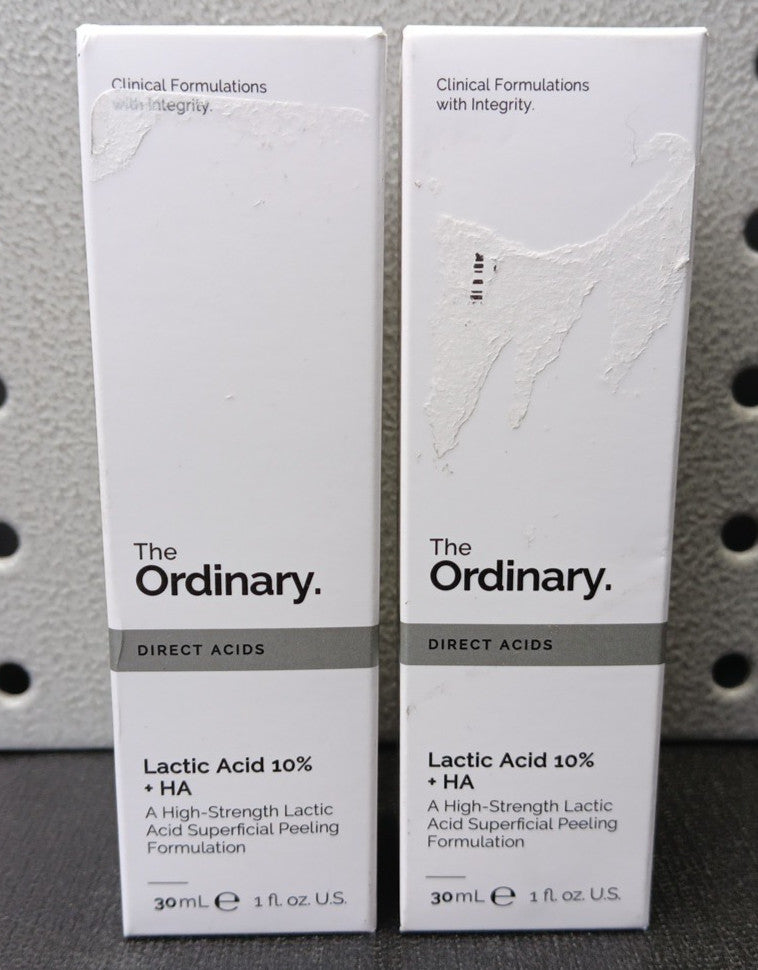 Lactic Acid 10% + Hyaluronic Acid Serum - 30ml for Skin Exfoliation