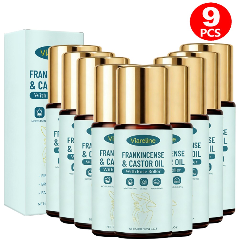 Frankincense Castor Oil Roller - Organic Cold-Pressed 50ml