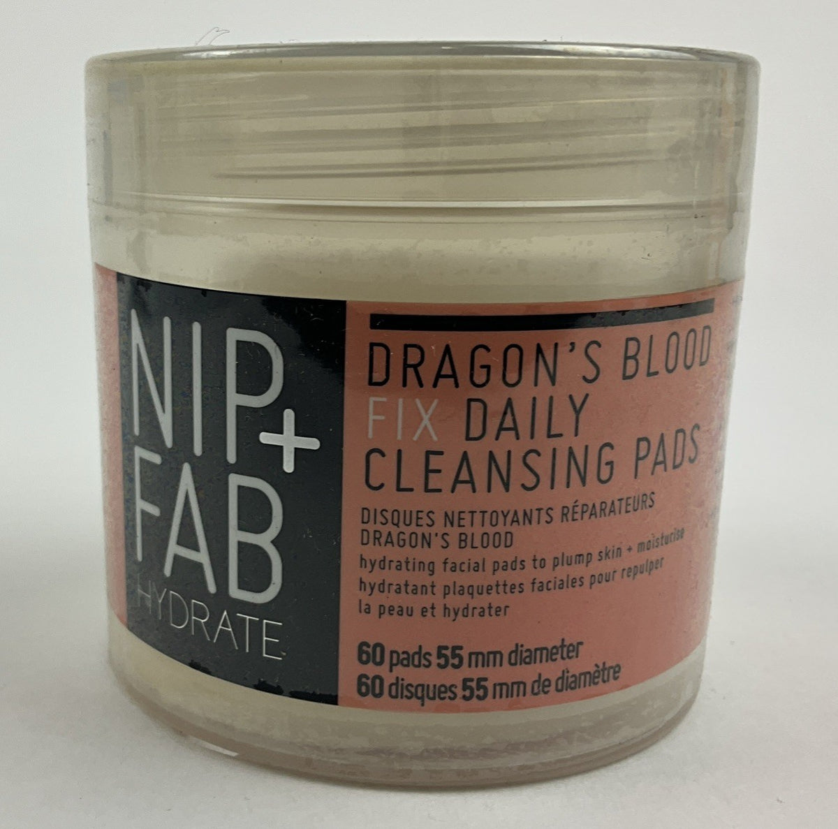 Nip + Fab Dragon's Blood Daily Cleansing Pads 60 New Sealed