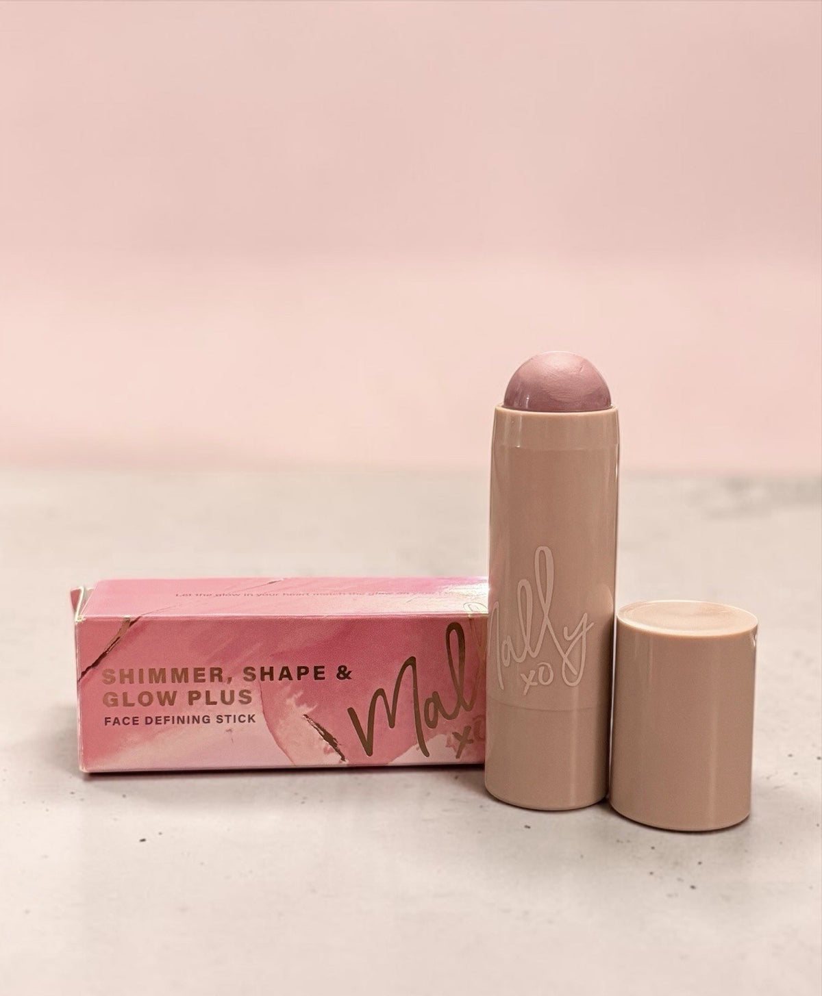 Face Highlight Stick with Mauve Shimmer for Contouring & Glow - Unisex