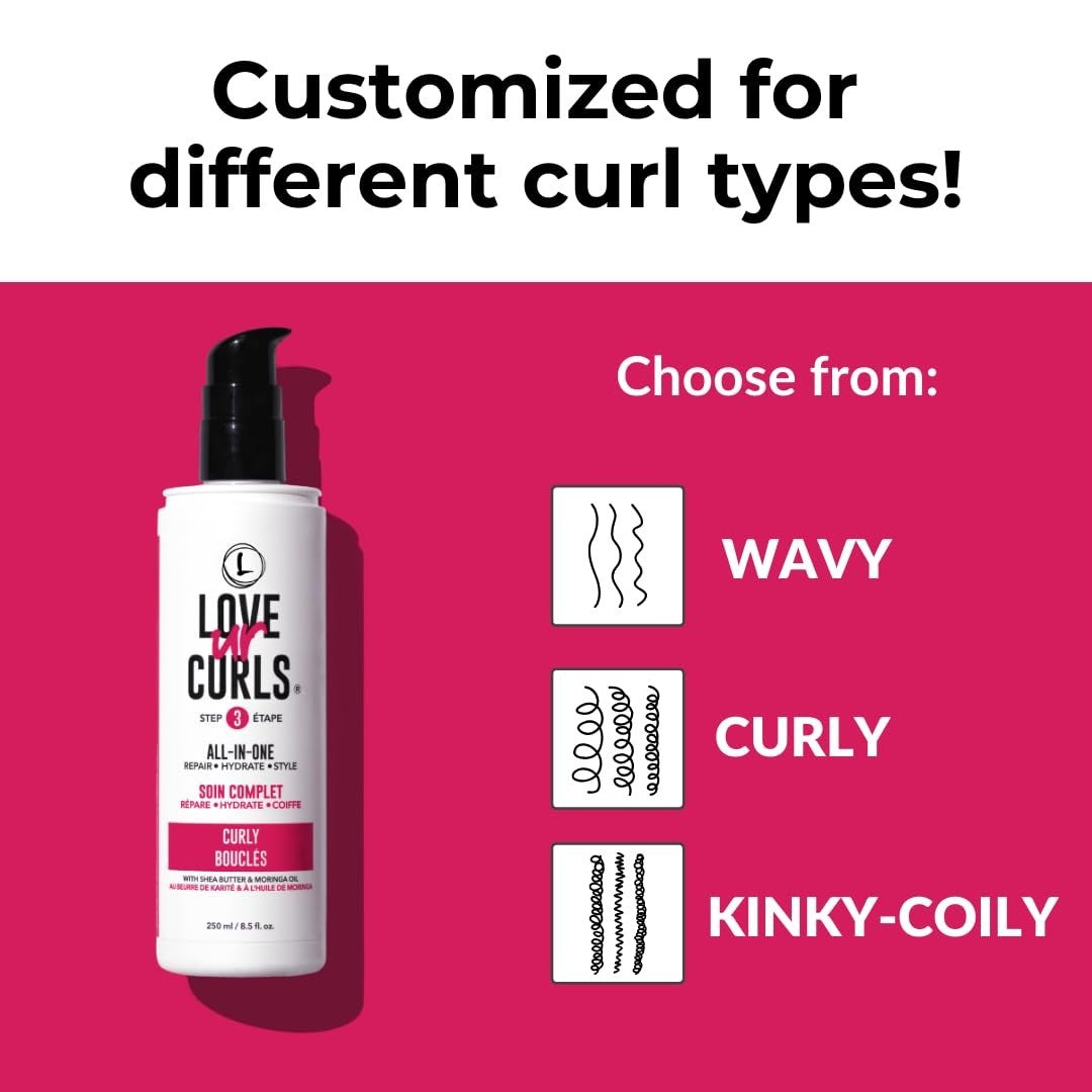 Curl Cream Styler for Curly Hair - Anti Frizz, Hydrating & Defining