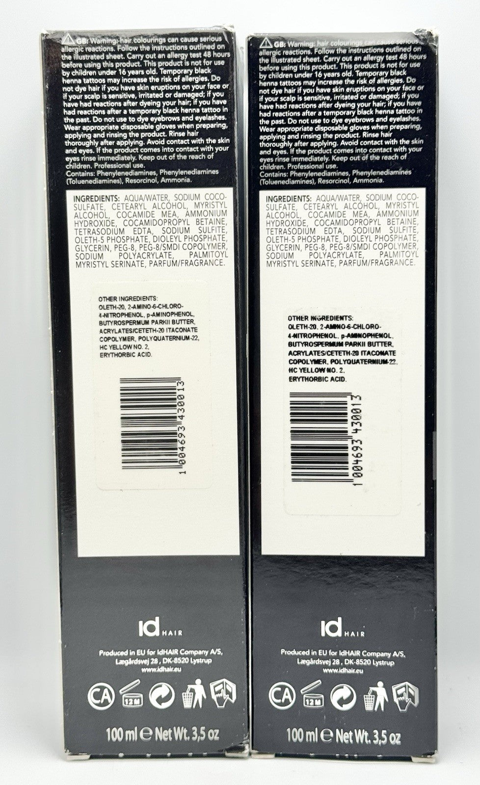 Permanent Hair Color 8/34 Blonde Golden Copper - 2x 3.5 oz.