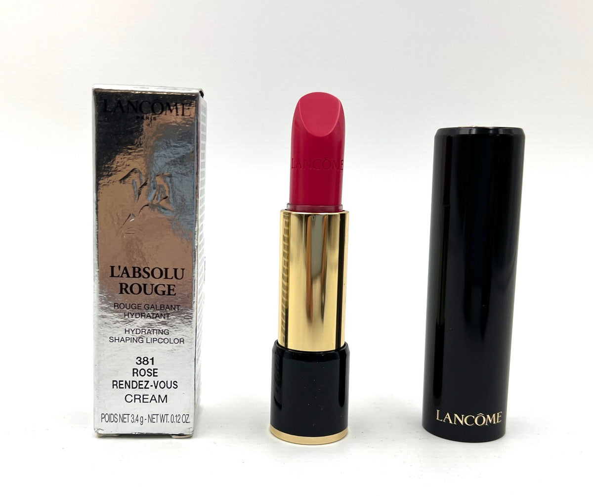 Lancôme L’ABSOLU ROUGE Lipstick 381 Rose Rendez-Vous - Full Size Cream Formula