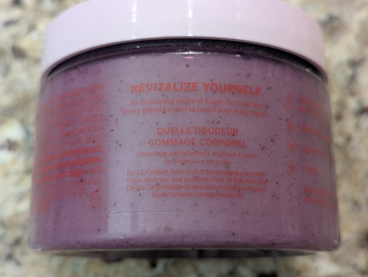 Victoria's Secret PINK Such a Softie Body Scrub Super Berry 10 oz