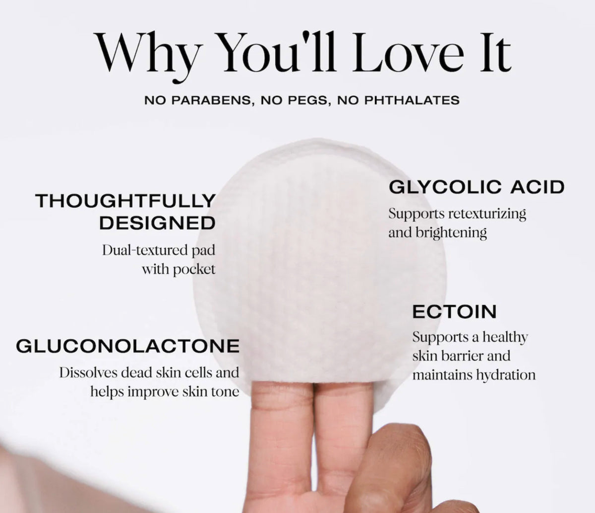 YSE Beauty Your Favorite Ex Refillable Exfoliating Pads Glycolic Acid