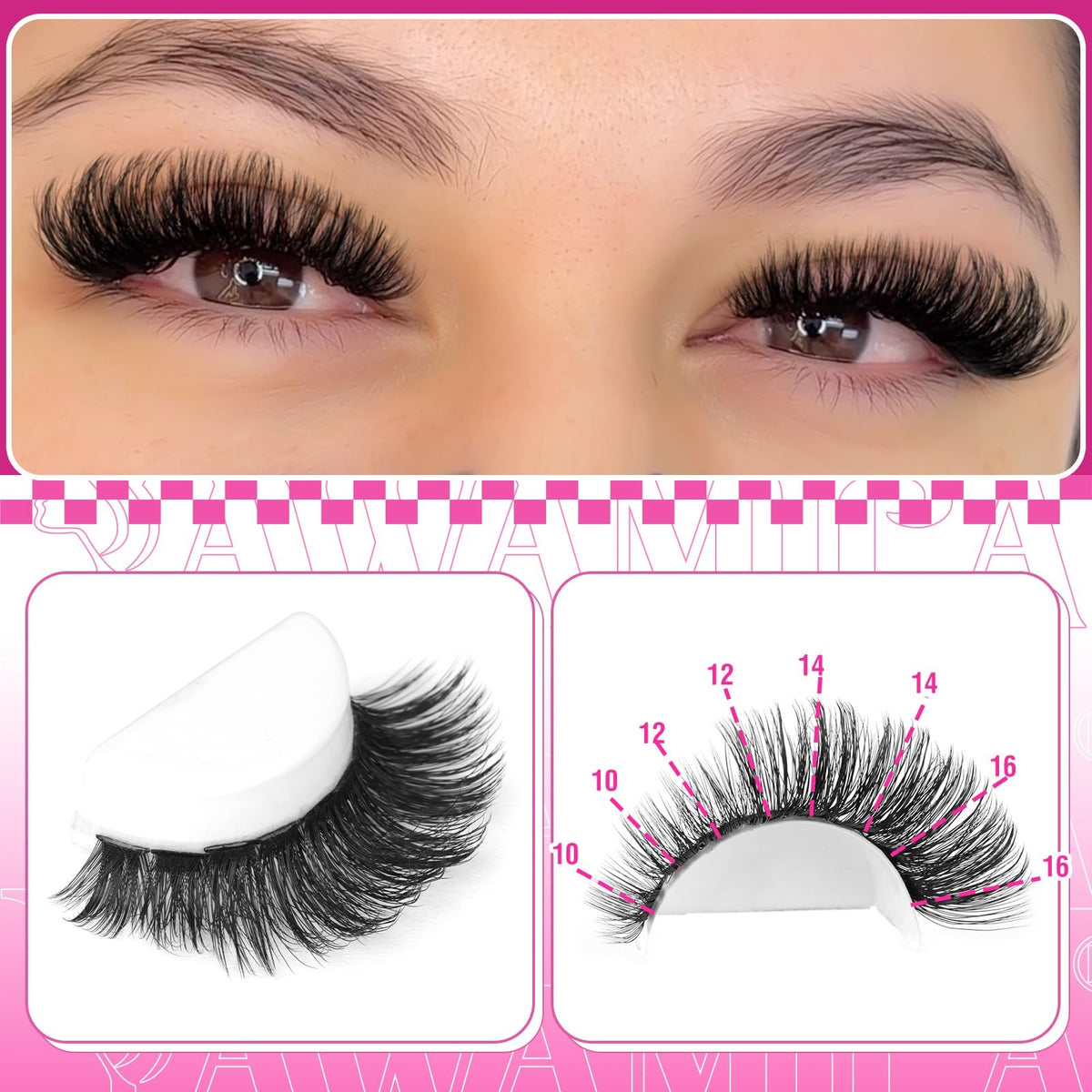 DIY Fluffy Eyelash Clusters 10-16mm Wispy Volume Fake Eyelashes 240pcs