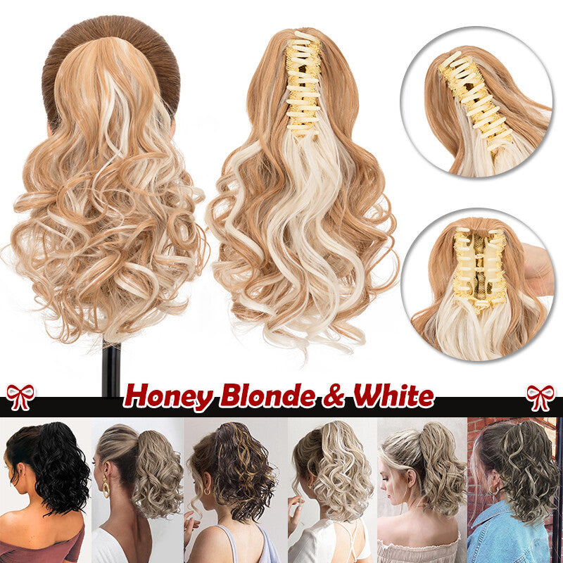 Clip-In Ponytail Hair Extensions 12-30 Inch Thick Synthetic Hairpiece