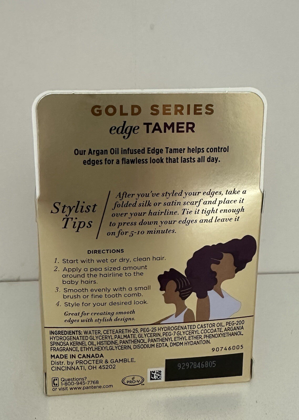 Pantene Gold Series Edge Tamer With Argan Oil 2.6oz