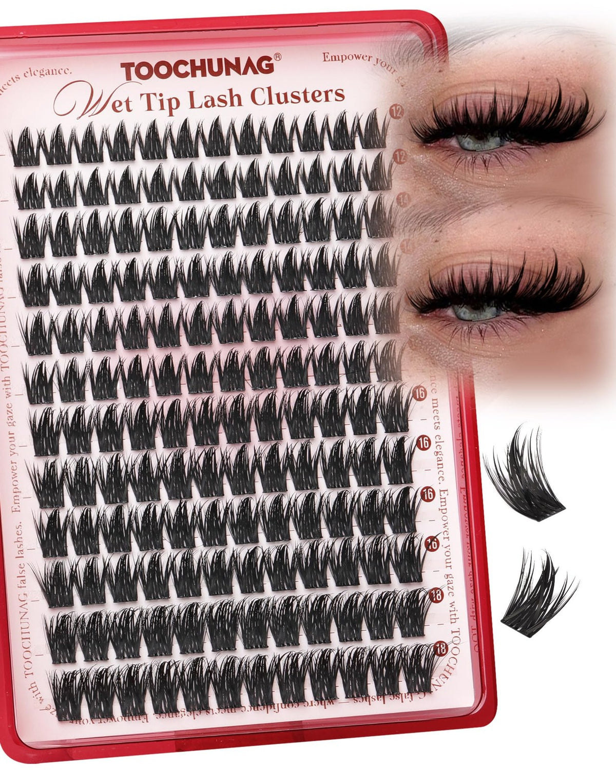 Anime Style False Eyelash Clusters - Volume & Widening Doll-Like Look