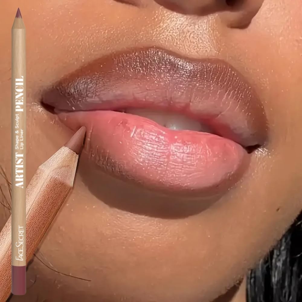 Waterproof Nude Brown Lip Liner Set - 6 Shades, Smudge-Proof & Long-Lasting