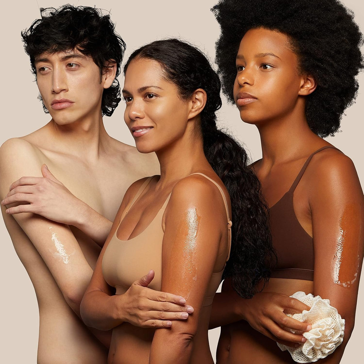 OGX Sensitive + Pink Sea Salt & Rosewater Sulfate-Free Soothing Body