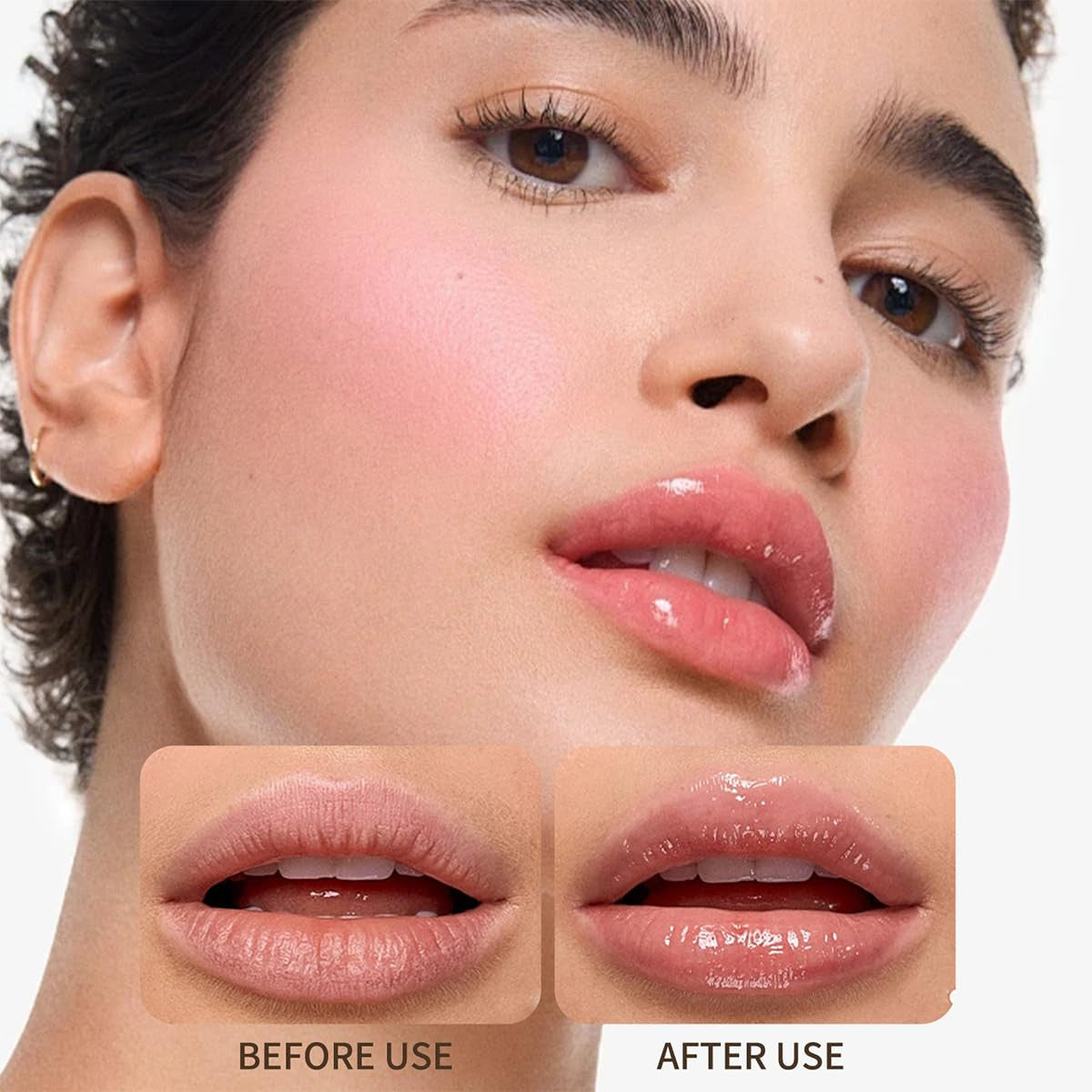 Hydrating Lip Gloss Set with 4 Colors - Shiny, Plump & Moisturizing for Women & Girls