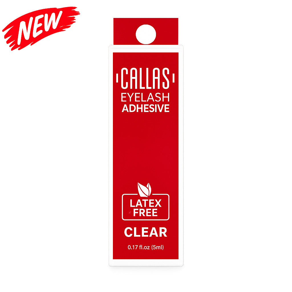 Latex-Free Clear Eyelash Adhesive - Waterproof False Lash Glue