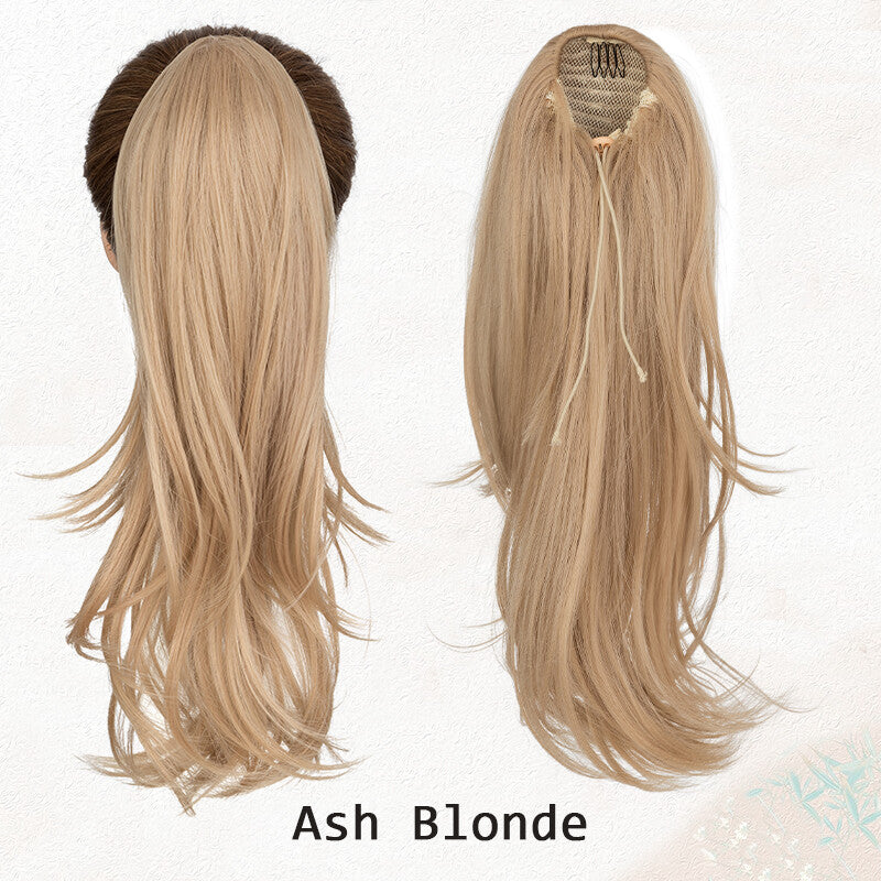 Long Wavy Clip-In Ponytail Hair Extension - Thick Natural Look