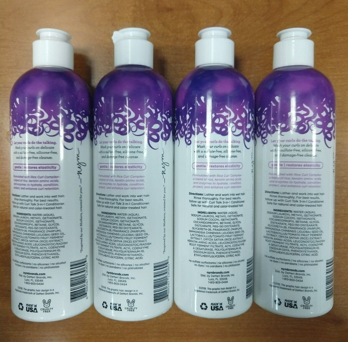 Curl Talk Shampoo & Conditioner Set for Curly Hair - Sulfate-Free Hydrating Hair Care