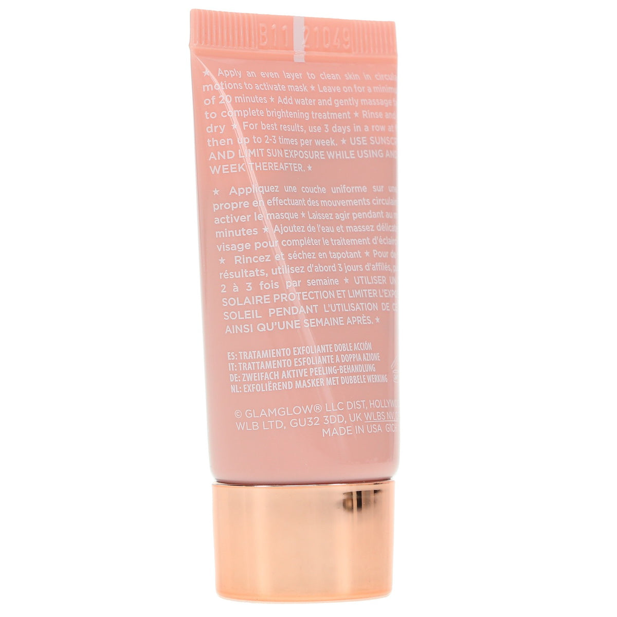 GlamGlow Brightmud Exfoliating Face Mask 0.5 oz Brightening Skincare