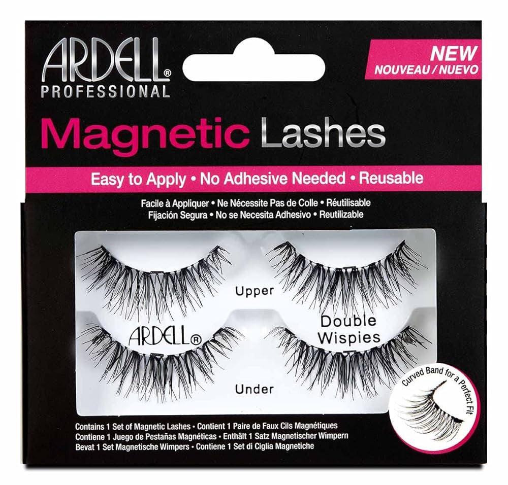 Magnetic Lash Extensions Double Wispies - Reusable, Water Resistant Eyelash Set