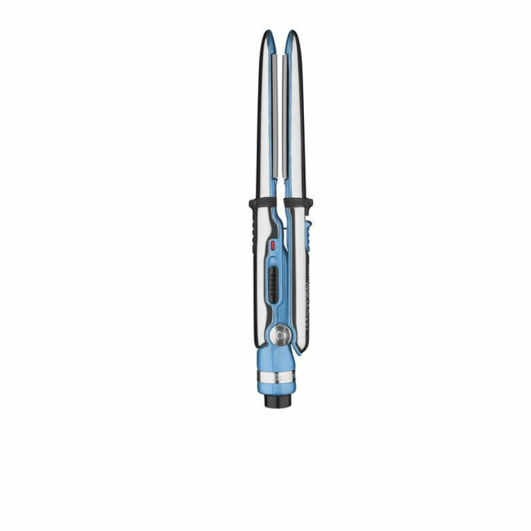 Mini Travel Hair Straightener Curling Iron with Titanium Plates & Dual Voltage