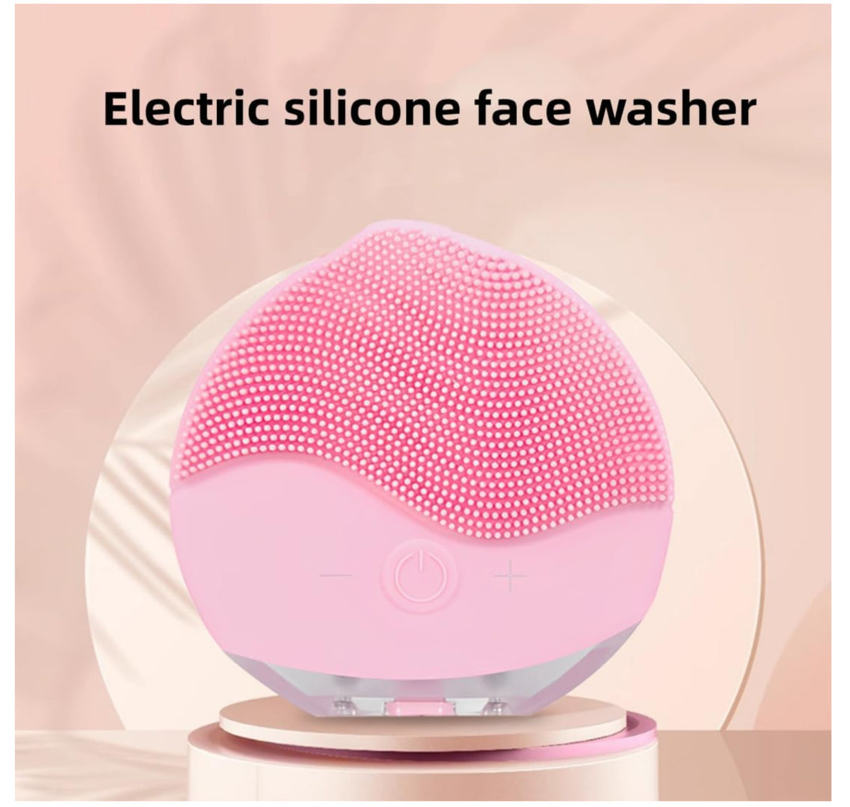Facial Cleansing Brush Anti Aging Massager, Waterproof Silicone Skin Care Tool
