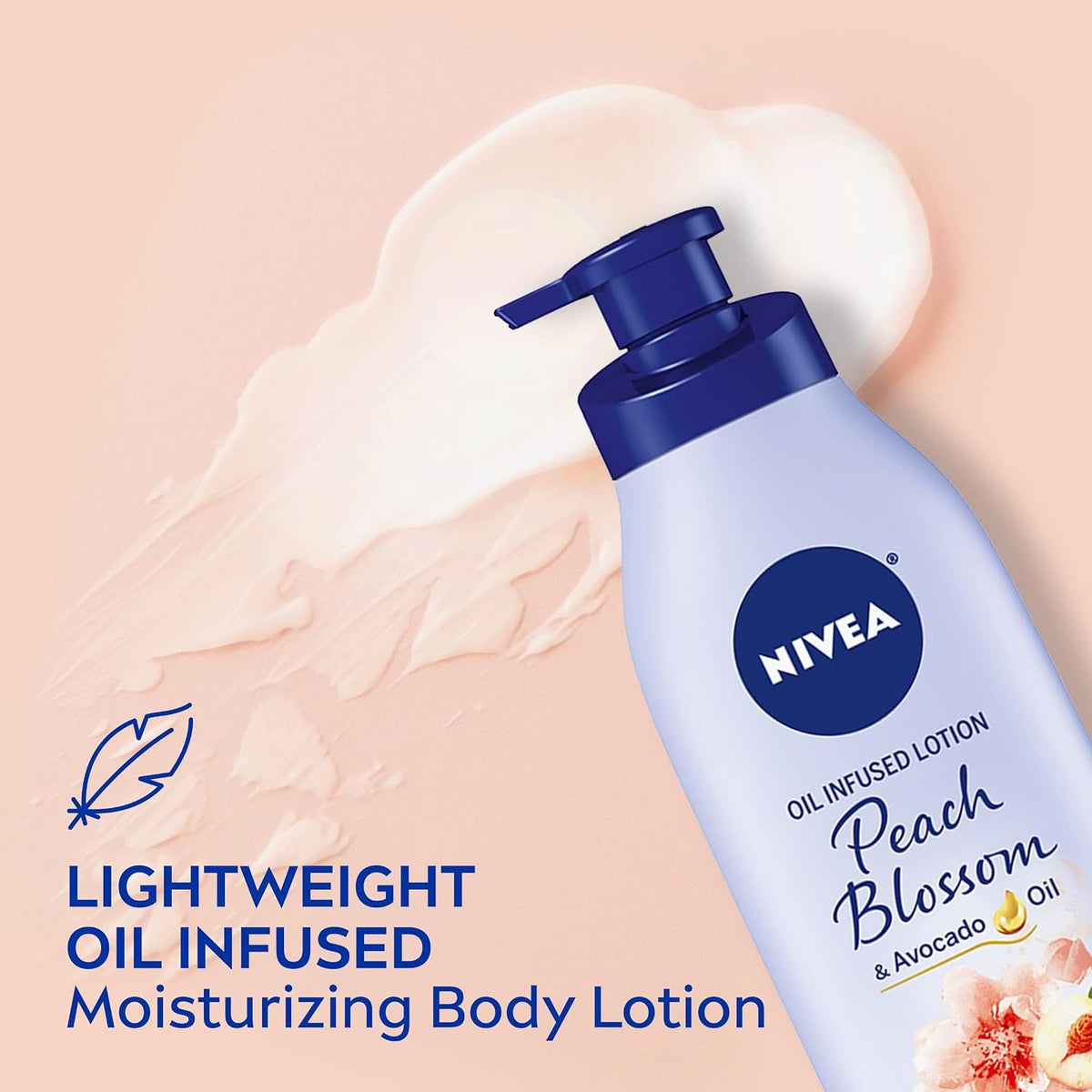 Nivea Oil Infused Body Lotion - Avocado & Peach Blossom, Dry Sensitive Skin