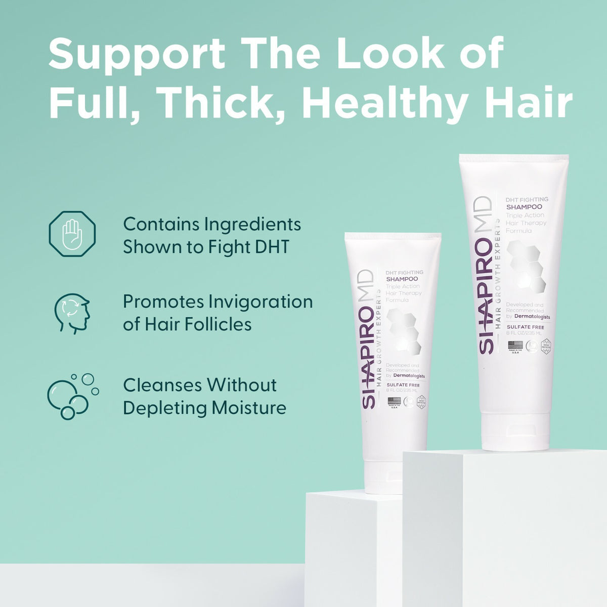 DHT Blocker Hair Loss Shampoo for Thinning Hair