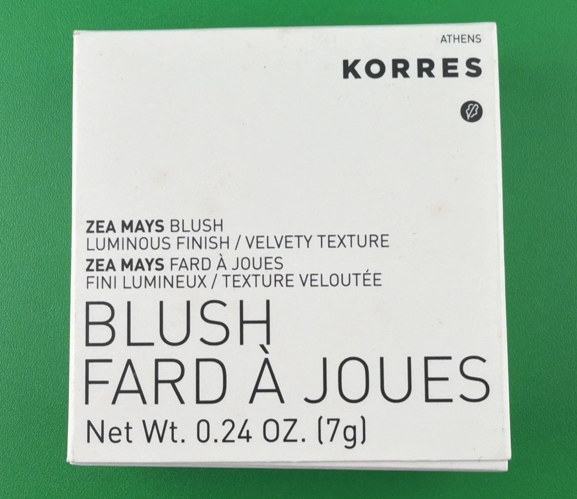 Apricot Blush - Luminous Finish Velvety Texture 0.24 oz Korres Zea Mays